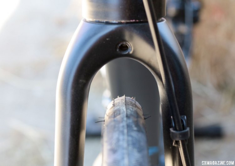 Blue Competition Cycles' Prosecco aluminum drop bar road/gravel bike. Sea Otter Classic 2016. © Cyclocross Magazine