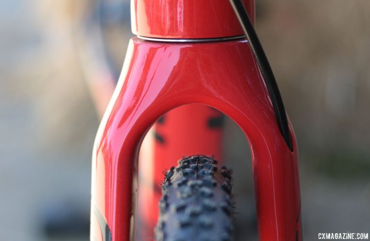 Blue Competition Cycles' Norcross SP cyclocross bike. Sea Otter Classic 2016. © Cyclocross Magazine