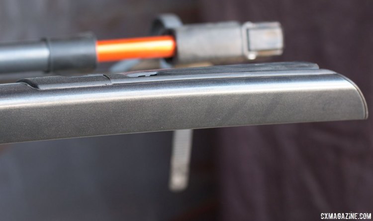 Where did the tire cradle go? Küat Racks, Sea Otter Classic 2016. © Cyclocross Magazine