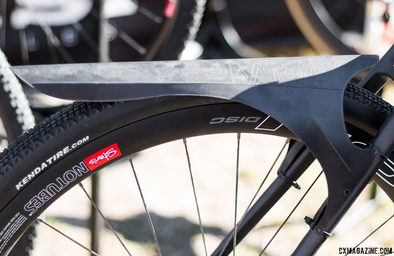 A rear fender is a must for avoiding back spray. Sea Otter Classic 2016. © Cyclocross Magazine