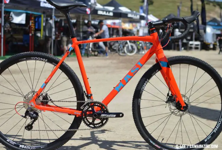 Masi's CXR in aluminum with a Shimano 105 build and FSA crankset. 2016 Sea Otter Classic. © Clifford Lee / Cyclocross Magazine