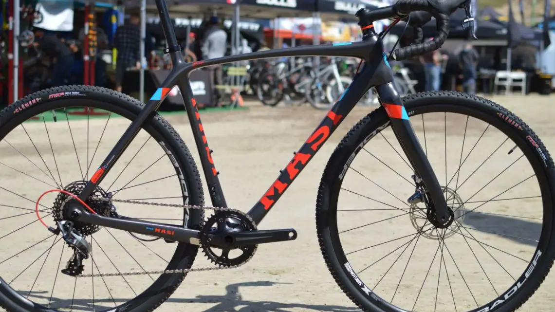 Masi's flagship CXRc Force 1 cyclocross race bike. 2016 Sea Otter Classic. © Clifford Lee / Cyclocross Magazine