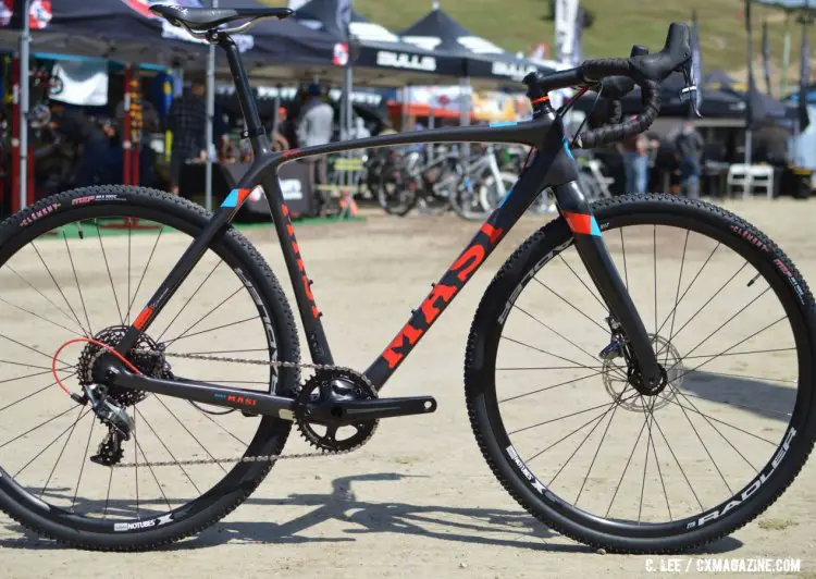 Masi's flagship CXRc Force 1 cyclocross race bike. 2016 Sea Otter Classic. © Clifford Lee / Cyclocross Magazine