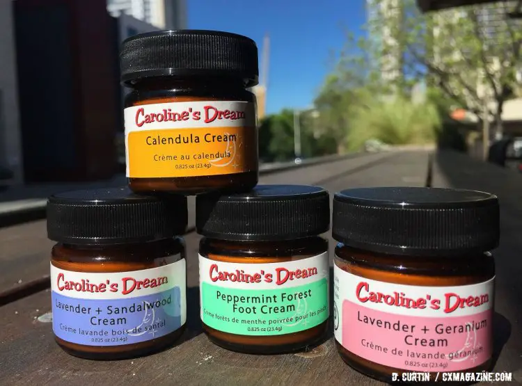 The sample pack of Caroline's Dream main creams. © Daniel Curtin / Cyclocross Magazine