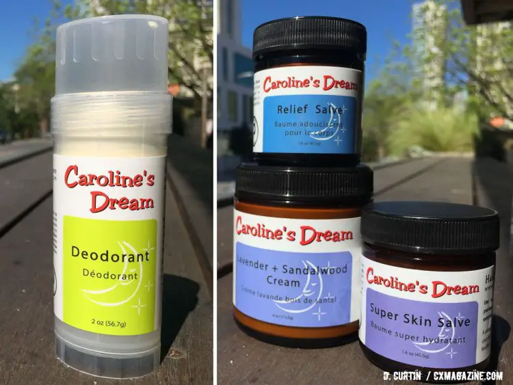 Caroline's Dream is set to release their own deodorant to go along with their most popular creams and salves. © Daniel Curtin / Cyclocross Magazine