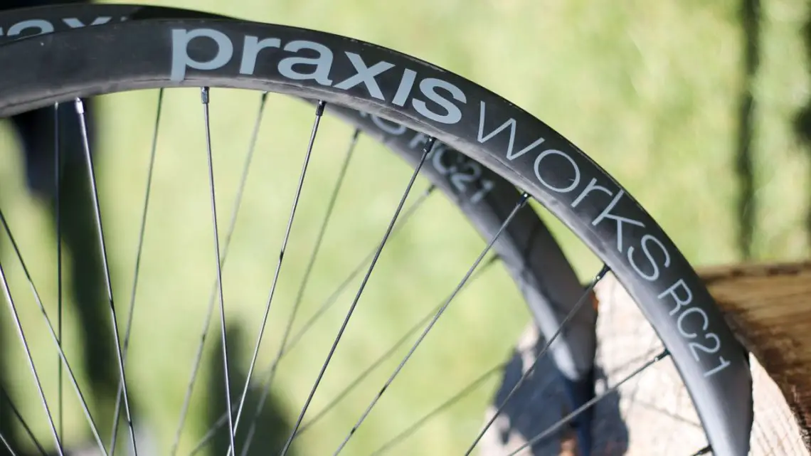 The RC21, along with the A24, marks Praxis' entry into the wheel market. 2016 Sea Otter Classic. © Andrew Yee / Cyclocross Magazine
