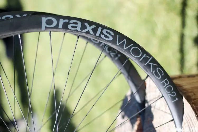 The RC21, along with the A24, marks Praxis' entry into the wheel market. 2016 Sea Otter Classic. © Andrew Yee / Cyclocross Magazine