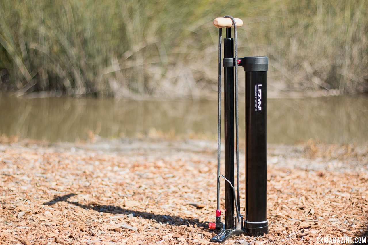 The Lezyne Digital Pressure Overdrive pump helps tubeless users