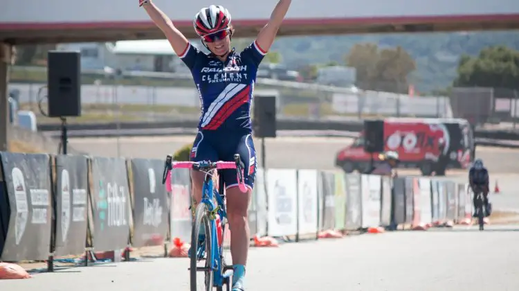 Mani kicks off her cyclocross season with a big win. Will the World Cup and Worlds title follow? Sea Otter Classic 2016 Cyclocross Race. © Cyclocross Magazine