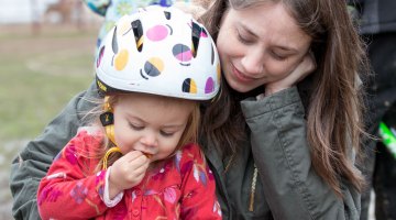 Happy Mother's Day! We couldn't overcome life's barriers without you. Asheville 2016. © Cyclocross Magazine