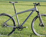 The $1850, 22lb Coastline Cycle Co. The One SSRX 650b bike. © Cyclocross Magazine