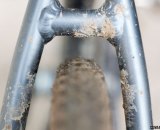 Want to run tubulars in the mud? The Coastline Cycle Co. The One SSRX 650b bike has room for 700c cyclocross tires. © Cyclocross Magazine