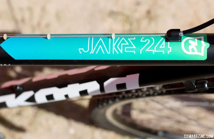 Kona has a long history in cyclocross, and the Jake 24 ensures the brand will influence another generation of cyclocrossers. Sea Otter Classic 2016. © Cyclocross Magazine