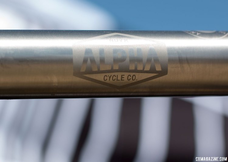 Despite the Alpha Cycle Co. name, the Ndvr Ravi is built by Lynskey. Sea Otter Classic 2016. © Cyclocross Magazine