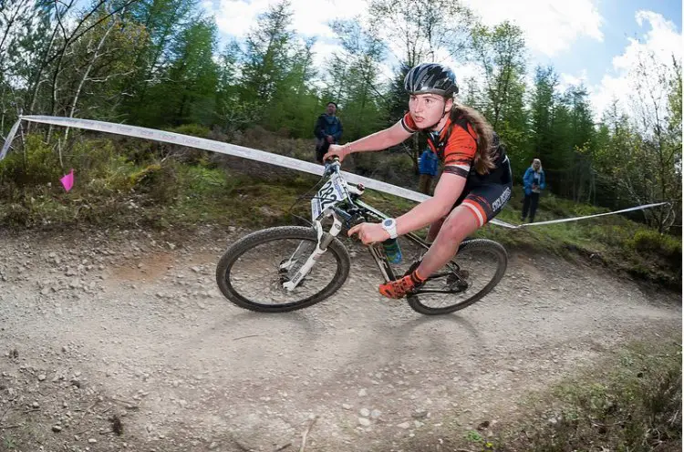 CXMagazine Racing's Hannah Saville on course during round three of the British Cycling Mountain Bike Cross Country Series. Photo courtesy British Cycling Photographers