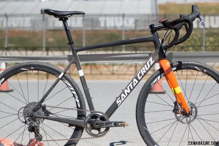 Tobin Ortenblad's Santa Cruz Stigmata. Sea Otter Classic 2016. © Cyclocross Magazine