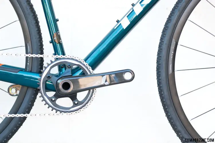The Trek Boone 7 Disc is outfitted with SRAM's Force 1 drivetrain. © Cyclocross Magazine