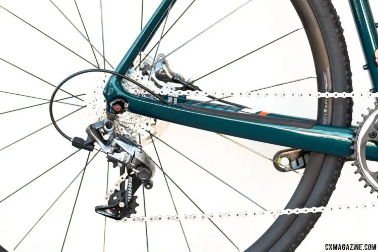 The SRAM Force 1 rear derailleur as seen on the Trek Boone 7 Disc. © Cyclocross Magazine