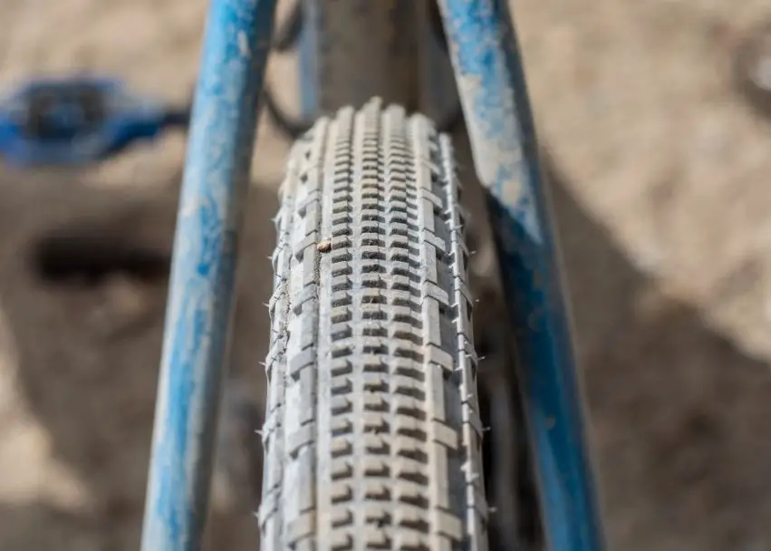 Farina's Panaracer Gravel King SK tread. 2016 Lost & Found. ©️ Clifford Lee / Cyclocross Magazine