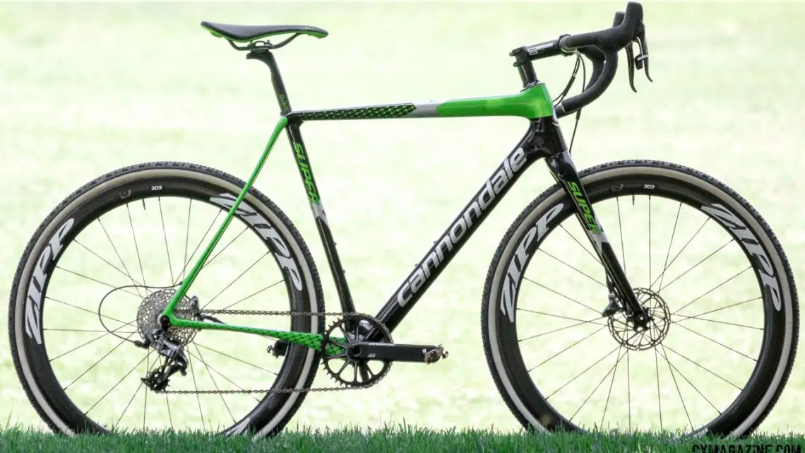 Upgrade nothing: The 2017 Cannondale SuperX Team Cyclocross bike is ready to tackle World Cups or Wednesday Worlds. © Cyclocross Magazine