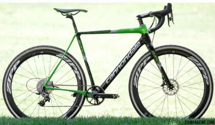 Upgrade nothing: The 2017 Cannondale SuperX Team Cyclocross bike is ready to tackle World Cups or Wednesday Worlds. © Cyclocross Magazine