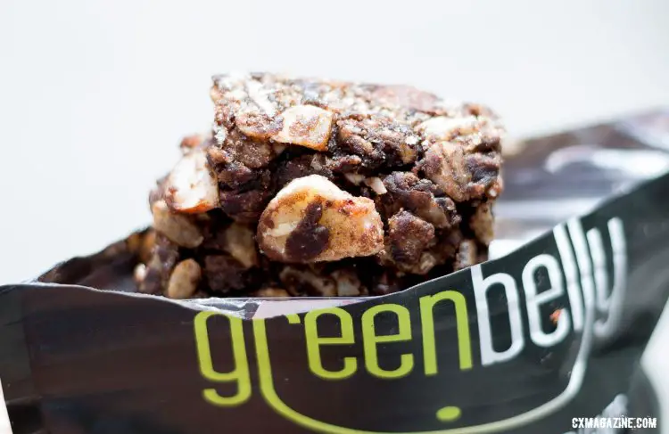 You can see what you're eating with Greenbelly's Meal 2 Go bars. ©️ Cyclocross Magazine