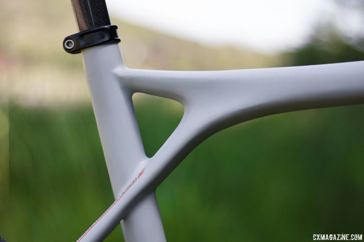 GT Grade Carbon Tiagra gravel bike also features the triple triangle design. Press Camp 2016. © Cyclocross Magazine