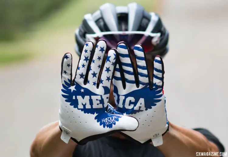 The obligatory shot of the Handup Gloves' iconic design. © Cyclocross Magazine
