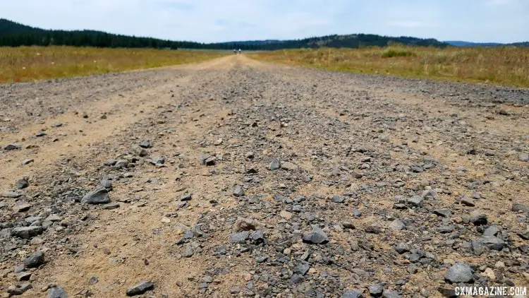 Miles and miles of riding to the horizon. 2016 Lost and Found Gravel Race. © Cyclocross Magazine