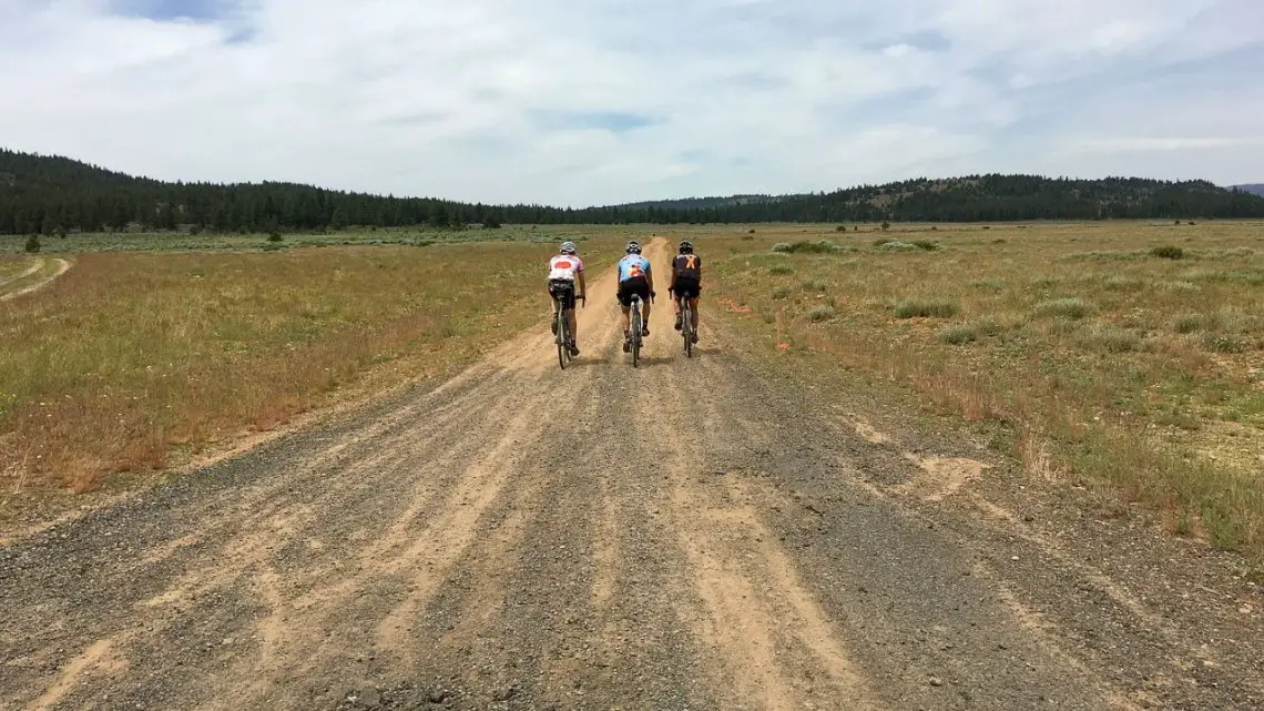 Miles and miles of riding to the horizon. 2016 Lost and Found Gravel Race. © Cyclocross Magazine