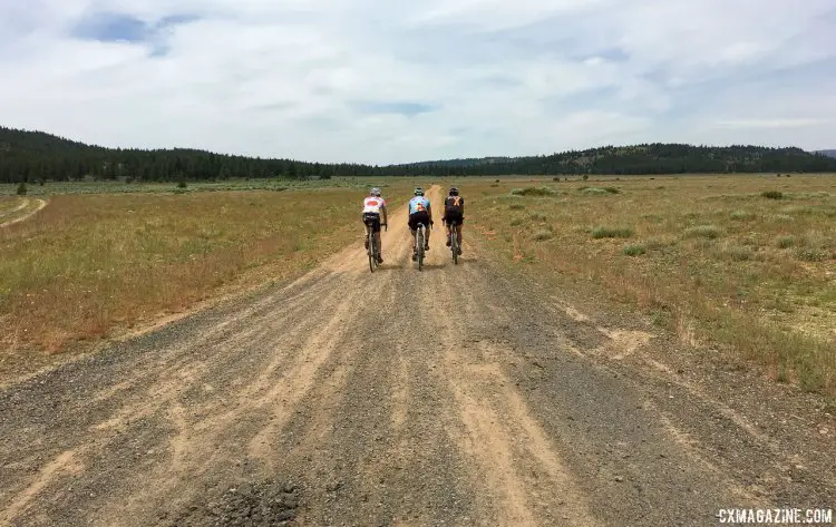 Miles and miles of riding to the horizon. 2016 Lost and Found Gravel Race. © Cyclocross Magazine