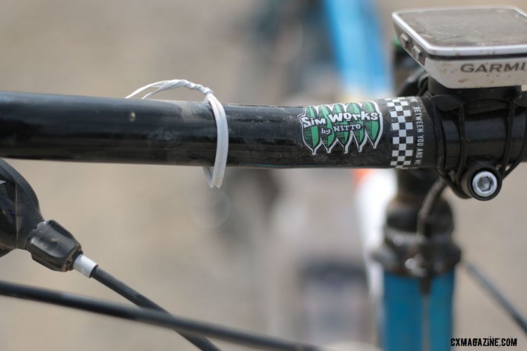 The Nitto bar comes from Sim Works designs. Lost and Found 2016. © Cyclocross Magazine