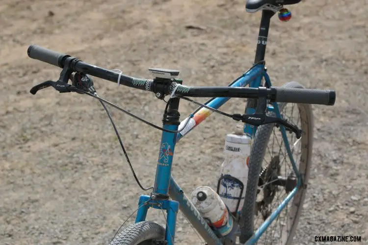 A pretty clean looking, one-off set-up for this Lost & Found finisher. Lost and Found 2016. © Cyclocross Magazine