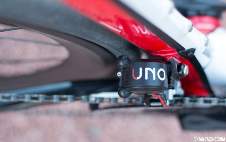 Rotor's Uno hydraulic shifting front derailleur. © Cyclocross Magazine