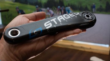 Stages power meter cranks go carbon, and the company has $629 FSA 386 EVO models and GXP models to mate with SRAM OEM and SRAMaftermarket cranksets. Press Camp 2016. © Cyclocross Magazine