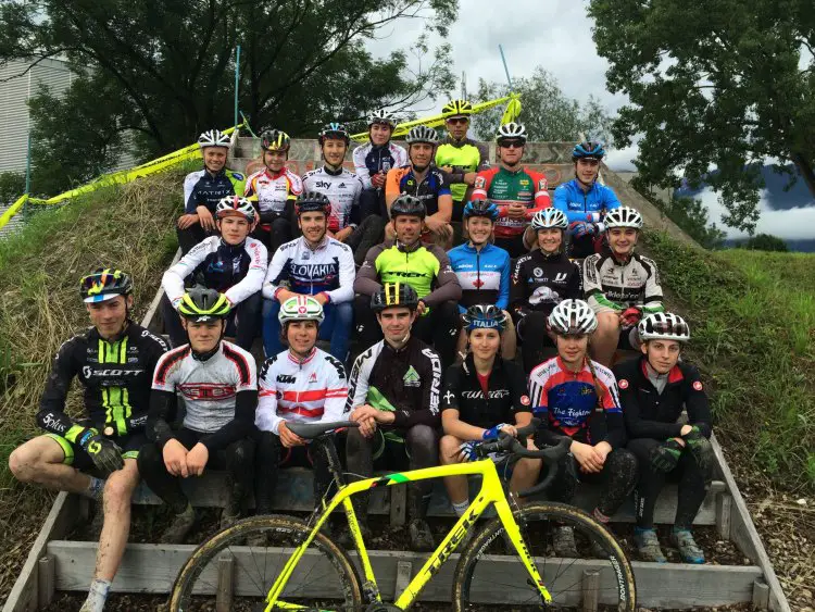 The class of 2016. UCI CX Training Camp 5.0. Photo courtesy Geoff Proctor. 