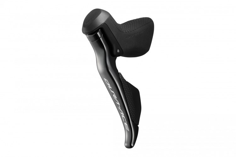 The Shimano R9150 mechanical brake/ Di2 shift lever derailleur. Photo courtesy Shimano