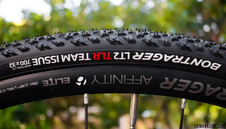 The new LT2 TLR tubeless gravel tire from Bontrager. © Cyclocross Magazine