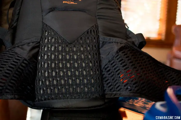 The CamelBak Mule LR features a supportive waist/hip belt that provides support and maximum air flow. Press Camp 2016. © Cyclocross Magazine