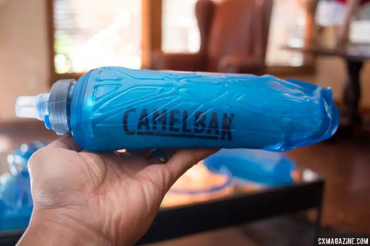CamelBak has a Quick Stow Chill Flask, with insulation, perhaps perfect for a hot, early-season cx race. $28. Press Camp 2016. © Cyclocross Magazine