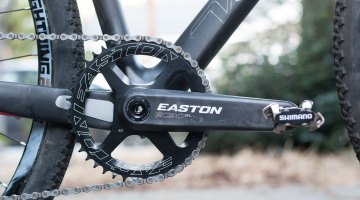 Ready to try 1x? Need a new chainring? Looking to save weight? Find changing chainrings to be tedious? Easton's new EC90 SL carbon crankset could be the answer. © Cyclocross Magazine