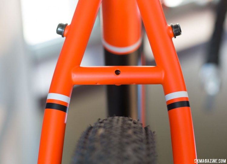 The steel 2017 Kona Sutra LTD has fittings for racks, fenders and plenty of bottle cages. © Cyclocross Magazine