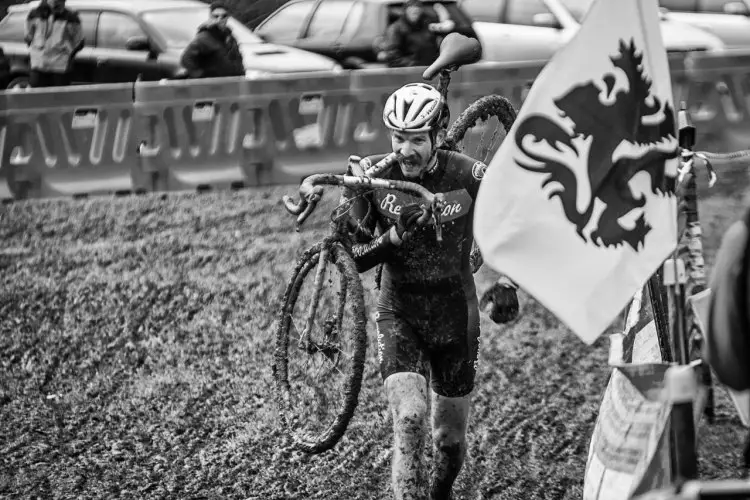 Alex Revell at New Zealand's 2016 Cyclocross National Championships. © Digby Shaw