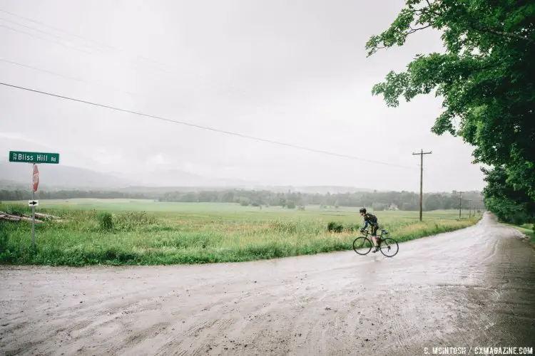 A scenic little grinder in Morrissville VT. © Chris McIntosh / Cyclocross Magazine