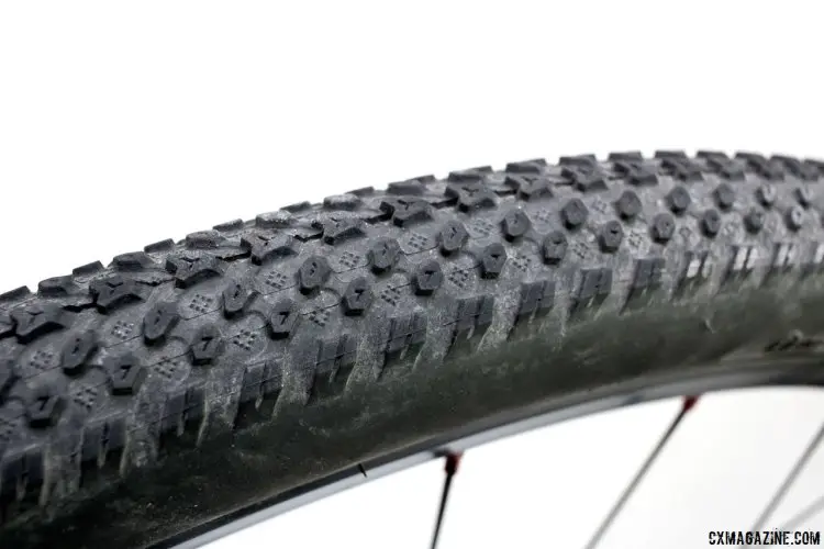 Panaracer Comet HardPack 700x38c gravel / cyclocross tire isn't just for gravel. We love it for dry cyclocross if you have enough tire clearance. © Cyclocross Magazine