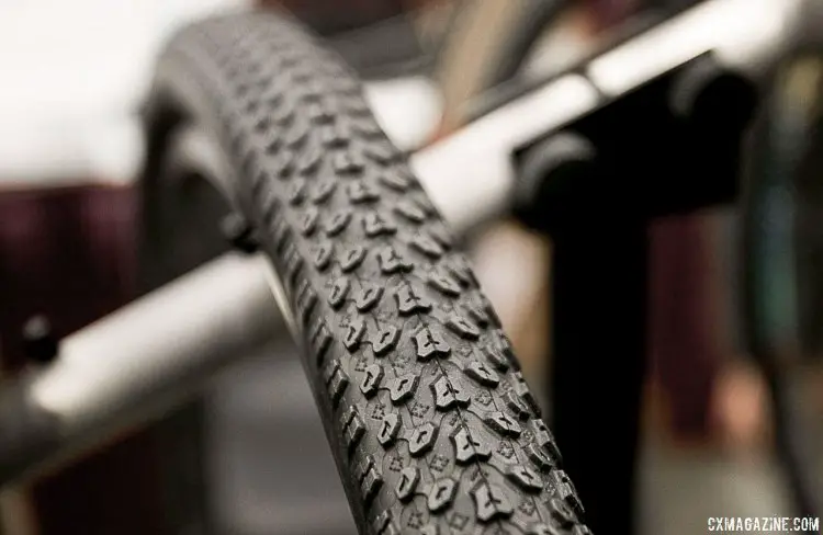 Panaracer Comet HardPack 700x38c gravel / cyclocross tire captured our attention as a high-volume do-it-all tire. © Cyclocross Magazine