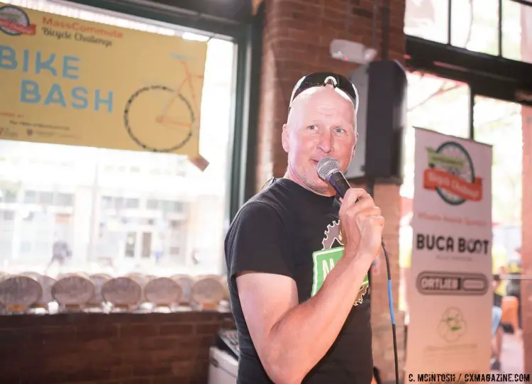 Richard Fries, the voice of cyclocross, will be at Iowa City. © Chris McIntosh