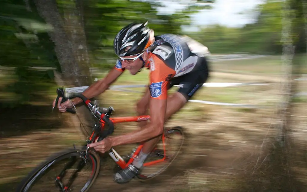 Ryan Trebon racing in Seattle in 2008, prior to winning the 2008 Nationals in Kansas City. © Cyclocross Magazine