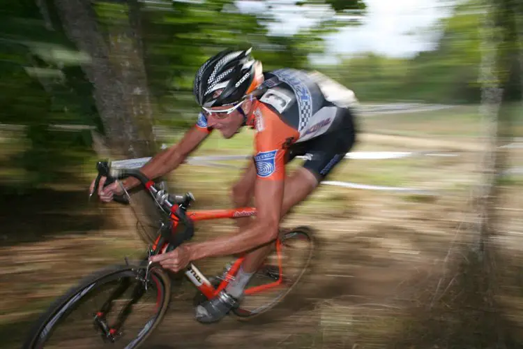 Ryan Trebon racing in Seattle in 2008, prior to winning the 2008 Nationals in Kansas City. © Cyclocross Magazine