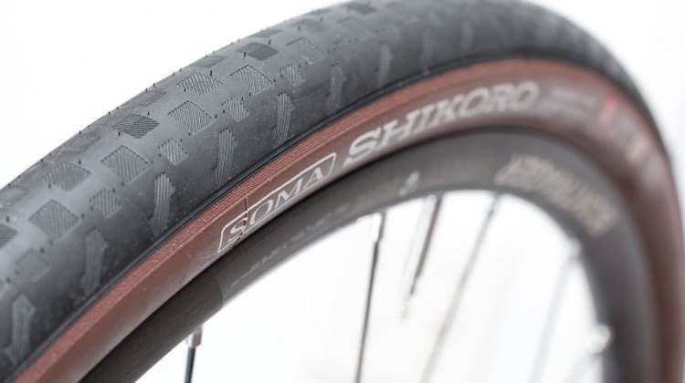 Soma Fab Shikoro 38c road/gravel tire could be a good option for mixed terrain riding that's more pavement than dirt or gravel. © Cyclocross Magazine